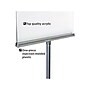 Azar Sign Holder, 8.5" x 14", Vertical, Freestanding, Clear/Silver Acrylic (300866)~#|#~3C5E6270-9E7F-43A5-BC6E7BB3B4B41D4A_sc7