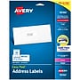 Avery Easy Peel Laser/Inkjet Address Labels, 1" x 2 5/8", Matte White, 300 Labels/Pack (18160)~#|#~3C66E269-5C55-45B1-A838C4F72D431B75_sc7