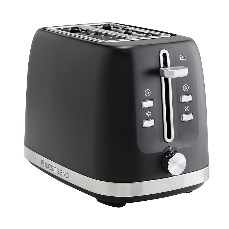 West Bend 2-Slice Pop-Up Toasters, Black (TTWB2SBK13) image 1