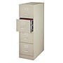 Hirsh Commercial 4-Drawer Vertical File Cabinet, Letter Size, Lockable, 52"H x 15"W x 26.5"D, Putty (14028)~#|#~3C6F6995-5FEF-4942-B2A2A932A840551B_sc7