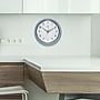 Infinity Instruments Round Retro Baby Blue Wall Clock, Aluminum, 9.5" (10940BB)~#|#~3C744B16-42EF-4D12-9490FCE87D54DE39_sc7