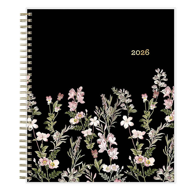 Planning Calendar BS Nevaeh Clear PET 8x10 RY26 Monthly Safety Wirebound - image 1