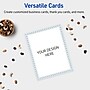 Avery Gold Dots with Blue Border Matte Blank Card, White, 20/Pack (S00-DMH)~#|#~3C76344C-9402-47E3-B39A0F6A86947EF0_sc7