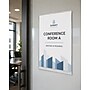 Azar 11" x 17" Magnetic Sign Holder, Vertical, Wall Mounted, Clear, Acrylic, 10/Pack (129932)~#|#~3C76C4DD-4B4A-4850-9CFCF6EFFAF20926_sc7