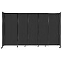 Versare ShieldWall Folding Mobile Room Divider, 82"H x 135"W, Black Fabric (DS1911102-1)~#|#~3C78665C-4058-4B19-90C9705D4A4AF138_sc7