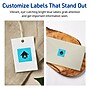 Avery Laser/Inkjet Multipurpose Square Labels, 0.75" x 0.75", Bright Blue, 800/Pack (94102)~#|#~3C78FE6F-F491-4775-AC4B7E5AE4680C43_sc7