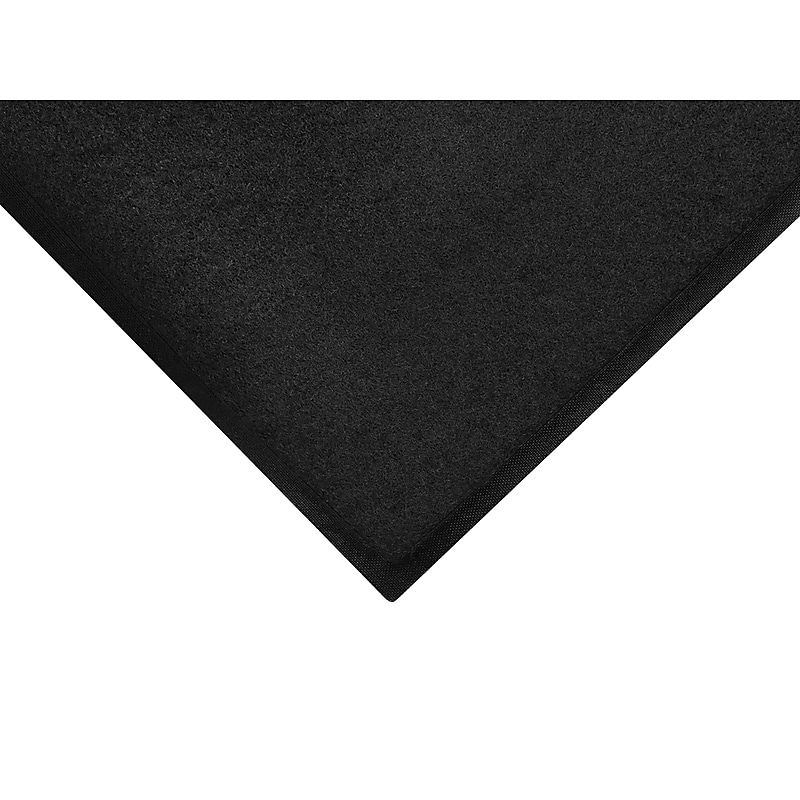 M + A Matting Brush Hog Commercial Wiper/Scraper Entrance Floor Mat, 2' x 3', Charcoal (395123170) image 1