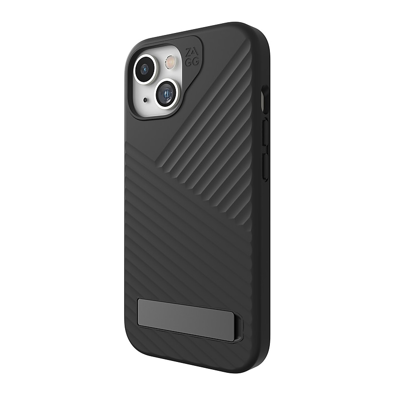 Zagg Denali Snap MagSafe Rugged Case for iPhone 15, Shock Absorbing, Black (702311715) image 1