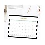 2025 Blue Sky Rugby Stripe 22" x 17" Monthly Desk Pad Calendar, Black/White (148171)~#|#~3C80F1D4-36E6-43D6-95AB75359A664732_sc7