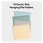 Smead Standard Hanging File Folder, 5-Tab, Letter, Assorted Colors, 12/Pack (10522)~#|#~3C8D2A22-B27F-42EE-9A10D8FD7744E0C6_sc7
