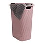 Mind Reader 15.85-Gallon Laundry Hamper with Lid, Plastic, Pink (60HAMP-PNK)~#|#~3C8E932A-45D0-4A46-9B6D0702DBF1E6A0_sc7