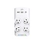 360 Electrical Revolve45 4-Outlet 3-USB Port Surge Protector, White (3E0771-WHT6NA)~#|#~3C91363A-14C2-416B-9C84DB2AE03DDE11_sc7