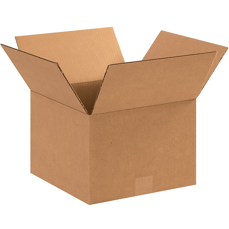12" x 12" x 8" Shipping Boxes, 32 ECT, 25/Bundle (12128) image 1