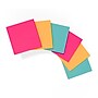 Staples Stickies Adhesive Notes, 3" x 3" Assorted Colors, 100 Sheets/Pad, 12 Pads/Pack (S-33BRP12/52568)~#|#~3C995C94-27F1-488C-867046D8F17FA1D6_sc7
