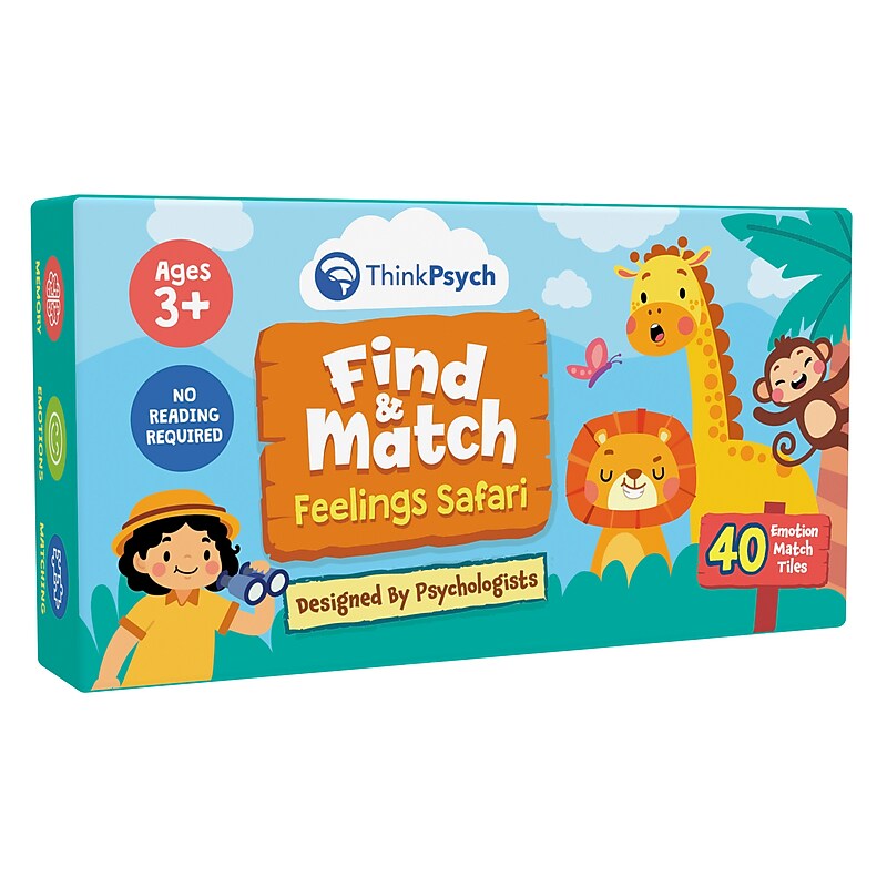 ThinkPsych Find & Match Feelings Safari(TPYFAMFS01) image 1