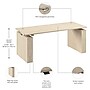 Bush Business Furniture Stratus 72"W Electric Rectangular Adjustable Standing Desk, Natural Elm (SUT002NE)~#|#~3CA4EB3A-0FA4-45DE-96A0A2C5BAFF22B7_sc7