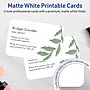 Avery Matte General Use Blank Cards, White, 100/Box (95345)~#|#~3CA7BCC5-86BC-4503-BB9B64409682FE3F_sc7