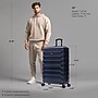 InUSA Trend 34.05" Hardside Suitcase, 4-Wheeled Spinner, TSA Checkpoint Friendly, Blue (IUTRE00XL-BLU)~#|#~3CAAAA3E-3F14-4DFC-9C77C49F45FF0ACF_sc7