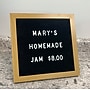 Cosco Message Board Indoor Sign, 10" x 10", Black/Brown (098522)~#|#~3CB0C3B0-AB17-4A08-A276AC5294955ABC_sc7