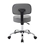 Boss Caressoft Armless Medical Stool with Backrest, Gray (B245-GY)~#|#~3CB4C81E-E620-4ED9-B7046B592BB01BE9_sc7
