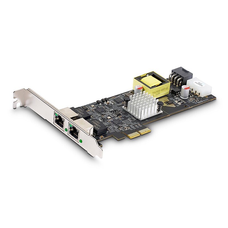 StarTech 2-Port PCI Express Gigabit Ethernet Adapter (PR22GIP-NETWORK-CARD) image 1