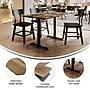 Flash Furniture TopGuard 48" x 30" Rectangular Wood Dining Table with X-Base, Natural/Black Base (ST3048NATT0522)~#|#~3CC195D0-C6D5-4CA3-BEB53B5577390DDC_sc7