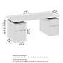Bush Business Furniture Stratus 72"W Electric Rectangular Adjustable Standing Desk with Drawers, White (SUT010WH)~#|#~3CC685B6-26DC-4D90-869B49C2E130A318_sc7