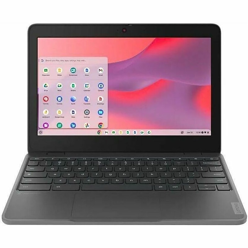 Lenovo 100e Gen 4 11.6" Chromebook, MediaTek Kompanio 520, 8GB RAM, 64GB eMMC, ChromeOS (82W0001FUS) image 1