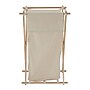 Household Essentials X‑Frame Wood Laundry Hamper with Folding Beech Frame and Washable Cream Poly‑Cotton Bag (HH6785-1)~#|#~3CC8BCB1-D97F-4AE4-A788FDB54BC4828F_sc7