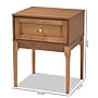 Baxton Studio Ramiel 18.7"W x 15.7"D Wooden Nightstand, Natural Brown/Gold (215-12425-HiT)~#|#~3CCA2221-3CA0-4E7D-B6378B5988A5956A_sc7