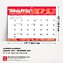 2027 BrownTrout Large Print 17" x 12" Monthly Desk Pad Calendar, Assorted Colors (9798330709298)~#|#~3CCDB1AF-A486-48F7-A89F5D94763E6731_sc7