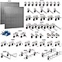 Triton Products LocBoard Stainless Steel Pegboards with 46 pc. LocHook Assortment (LB1-SKit)~#|#~3CD6B5A1-99DC-4972-807E8D263E515B9B_sc7