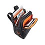 Solo New York Ambition Travel Laptop Backpack, Large, Black/Orange (UBN722-4)~#|#~3CDDF0D9-AC9A-4BC0-92BDBC5FC9A9CD97_sc7