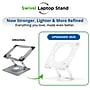 Uncaged Ergonomics 10.2" x 10" Metal Swivel Laptop Stand 2.0, White (SLS-White)~#|#~3CDED91A-C169-44A7-A0D43D81B52F329C_sc7