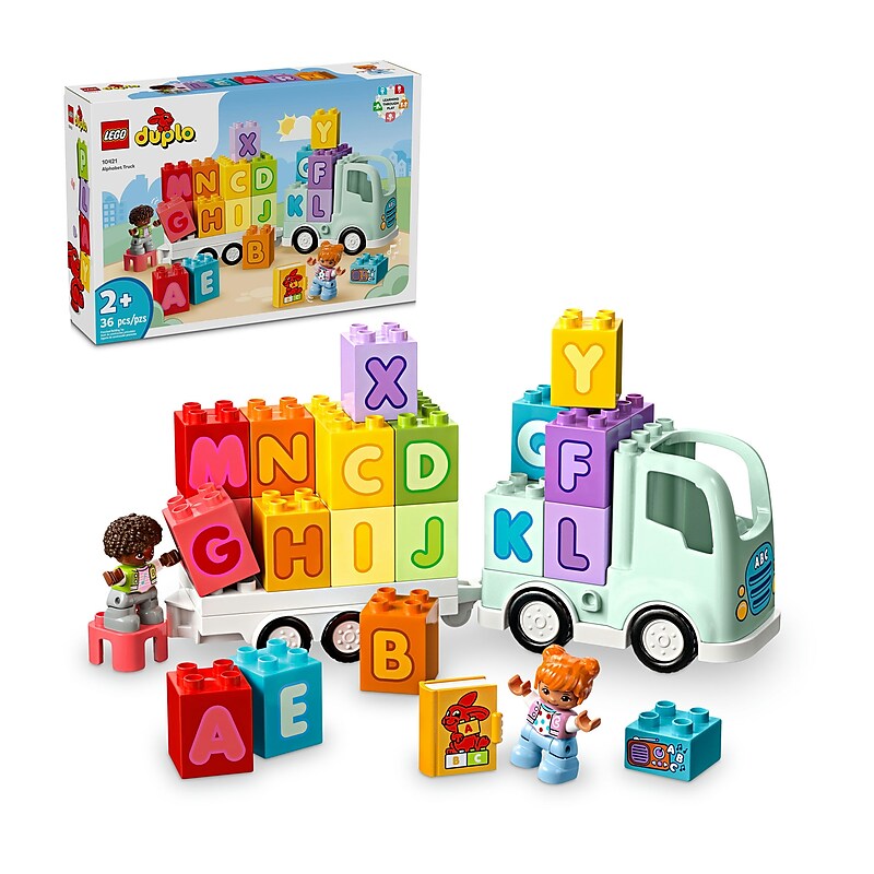 LEGO DUPLO Town Alphabet Truck, 36 Pieces (10421) image 1