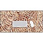 DENY Designs Waves Modern Wild Ap by Marta Barragan Camarasa Anti-Slip Polyester Desk Pad, 15.5" x 31.5", Brown/White~#|#~3CE2B37E-F34E-4F7E-AAC935C9ABCFB6C0_sc7