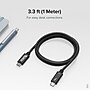 Plugable Thunderbolt-4 EPR 3.3' Cable, 240W, Black (TBT4-240W-1M)~#|#~3CEFD15B-D2DF-4ED7-A277AA80E1AD1BD2_sc7