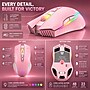 SaharaCase Pathfinder Ambidextrous Wireless Gaming Mouse, Pink (KB61)~#|#~3CF3B639-0A4B-4E22-9FC22D62E48639A4_sc7