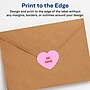 Avery Waterproof Heart Shaped Laser/Inkjet Multipurpose Labels, 1.5" x 1.5", White, 200/Pack (94602)~#|#~3CF5E484-3C1B-4654-AE40582150EBDD13_sc7