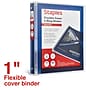 Staples Heavy Duty 1" 3-Ring Flexible Poly Binders, Blue (ST62613)~#|#~3CF9881F-036D-4ADB-B70E9D1C4F9B521F_sc7