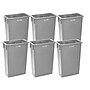 Alpine Industries Polypropylene Trash Can, 23 Gallon, Gray, 6/Pack (ALP477-GRY-6PK)~#|#~3CF9977C-7EA1-4DE7-8DC0A49669016796_sc7