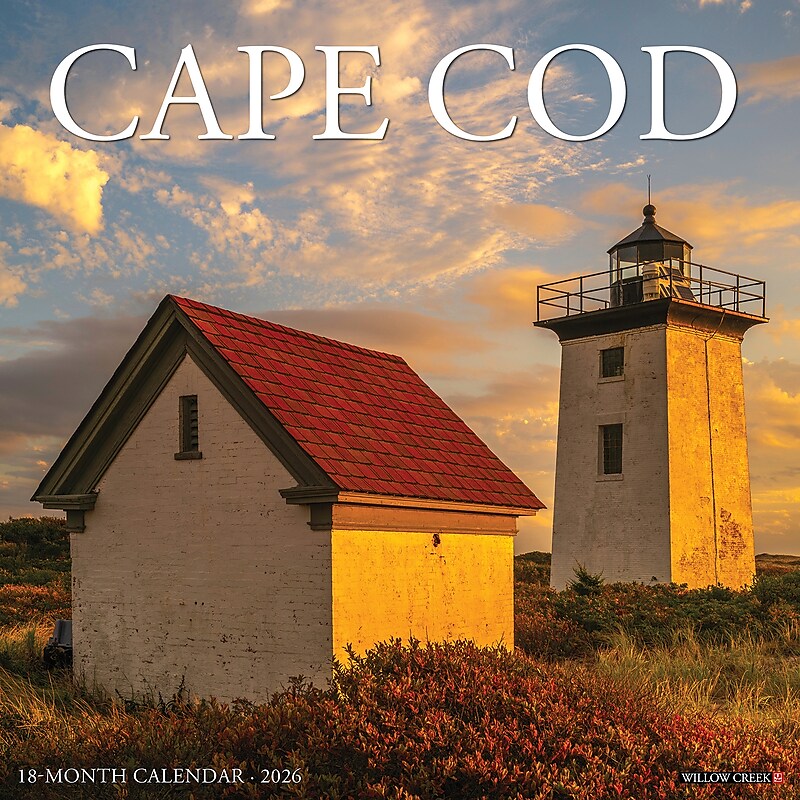 2026 Willow Creek Cape Cod 12" x 12" Monthly Wall Calendar (50545) image 1