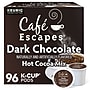 Cafe Escapes Dark Chocolate Hot Cocoa, Keurig® K-Cup® Pods, 96/Carton (6802CT)~#|#~3CFD6D14-E16B-408C-9E477B942EC8017C_sc7