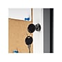 Azar Enclosed Cork Bulletin Board, Gray/Silver Frame, 2.48" x 1.92" (300223)~#|#~3D052669-C53E-4E0C-867F66AC1B5CA759_sc7
