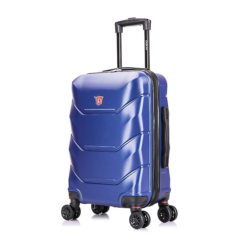 DUKAP Zonix 20" Hardside Carry-On Suitcase, 4-Wheeled Spinner, TSA Checkpoint Friendly, Blue (DKZON00S-BLU) image 1