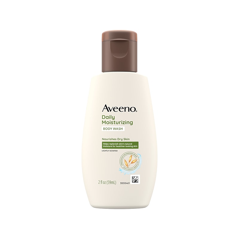Aveeno Daily Moisturizing Body Wash, Lightly Scented, 2 Fl. Oz. (381371177516) image 1