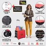 Dbest Original Quik Cart Collapsible Rolling Crate, Red (01-681MB)~#|#~3D179C59-DC2B-43CF-9E53BA81D79B473B_sc7