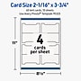 Avery Arched Tent Cards , 2-1/16" x 3.75", Textured Matte, 40 Labels/Pack (95325)~#|#~3D1C8802-2415-47F0-B7258148CB767D8A_sc7