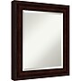 Amanti Art Coffee Bean Brown Frame Wall Mirror, 25.25" x 21.25" (A42674960721)~#|#~3D21E83F-1B90-4342-A89605F2AB9F1419_sc7