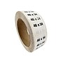 Nahanco 46 x 34 Plastic Size Marker, Black/White, 250/Roll (DSM-347)~#|#~3D265235-E84F-47FC-997E4649E2ACB2F8_sc7